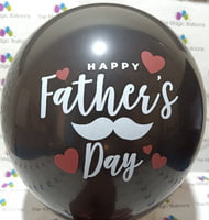 The Magic Balloons- Happy Father’s Day Balloons-Party/Decorations. Gold & Black Balloons- pack of 30