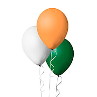 The Magic Balloons Store- 8" Latex Balloons (Pack of 50)-Tri Color