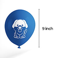 The Magic Balloons - Dog Theme Birthday Balloons With A Banner Latex Balloons For Dog Birthday Party Pack of 21pcs With Dog Print Perfect For Dog Parties and Dog Lovers Party Suppliers