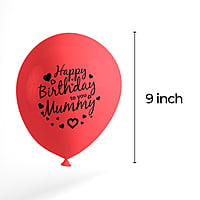 The Magic Balloons - Celebrate Your Mom's Birthday in Style with 30 Red, Silver, and Gold Latex Balloons - Perfect for Party Decorations and Creating a Festive Atmosphere