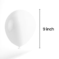 The Magic Balloons Store- 8" Latex Balloons (Pack of 50)-Tri Color