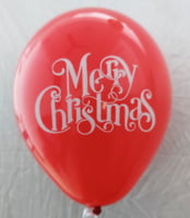 The Magic Balloons Store- Printed Merry Christmas Balloons for Christmas Decorations - Pack of 30