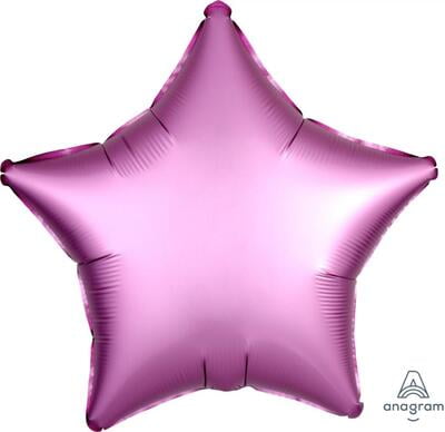 Anagram 18″ Matte Pink star Foil Balloon( pack of 1)