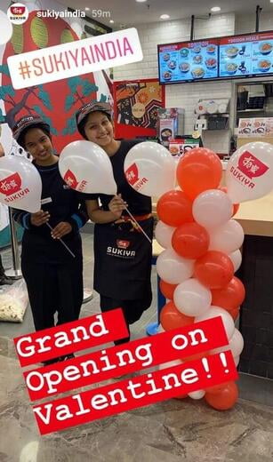 BRANDED BALLOONS FOR STORE LAUNCHED