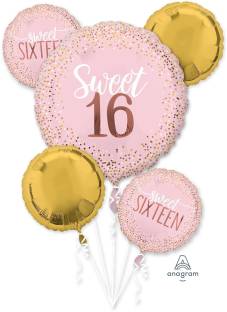 Anagram-Sweet 16 Blush Bouquet Set – 5PC P75-181302 Anagram-Sweet 16 Blush Bouquet Set – 5PC P75-181302