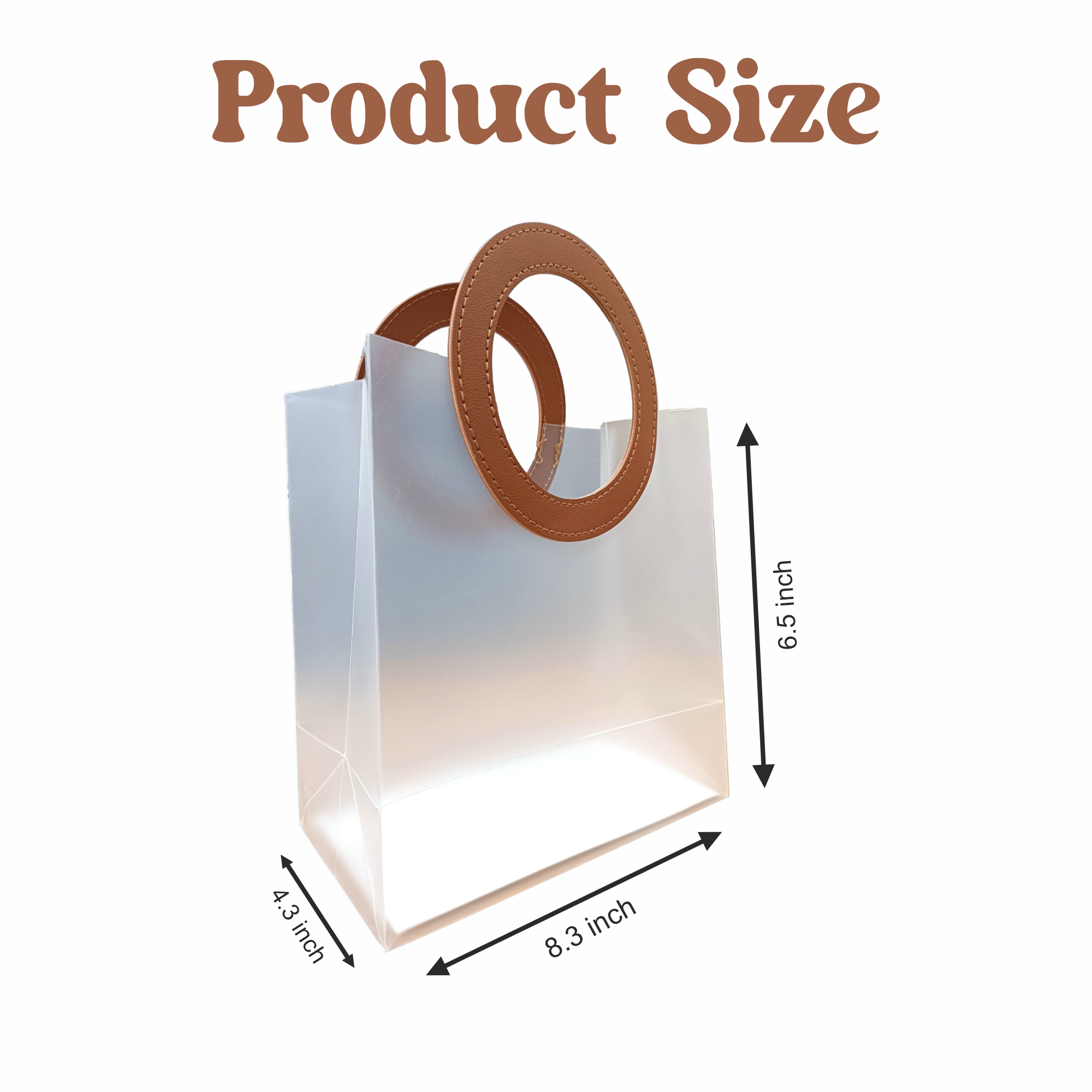 6 Pcs Small-Goodie Bags Transparent Bag with Round Handle Gift Bags for Presents, Hamper Bags, Shopping Bags for Valentine Gifting Bag 6 Pcs Small-Goodie Bags Transparent Bag with Round Handle Gift Bags for Presents, Hamper Bags, Shopping Bags for Valentine Gifting Bag