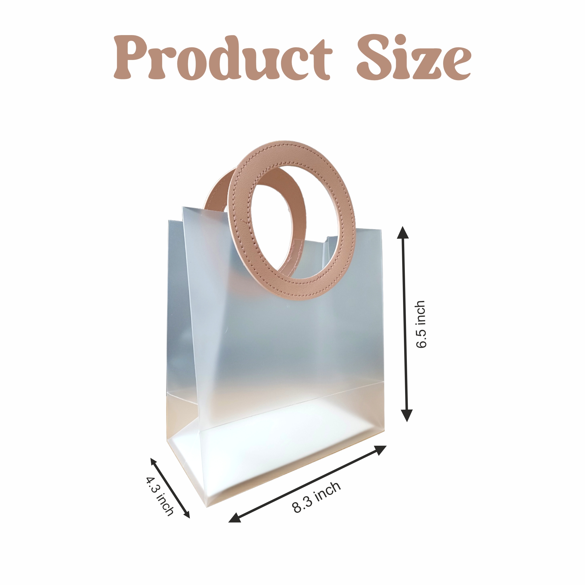 6pcs Transparent Gift Bags with Pink Handles | Light Weight Clear Gift Wrap Bags for Bridal Party, Baby Shower, Wedding Return Gifts, Birthday Party, Valentine, Bachelorette, Shopping Bags 6pcs Transparent Gift Bags with Pink Handles | Light Weight Clear Gift Wrap Bags for Bridal Party, Baby Shower, Wedding Return Gifts, Birthday Party, Valentine, Bachelorette, Shopping Bags