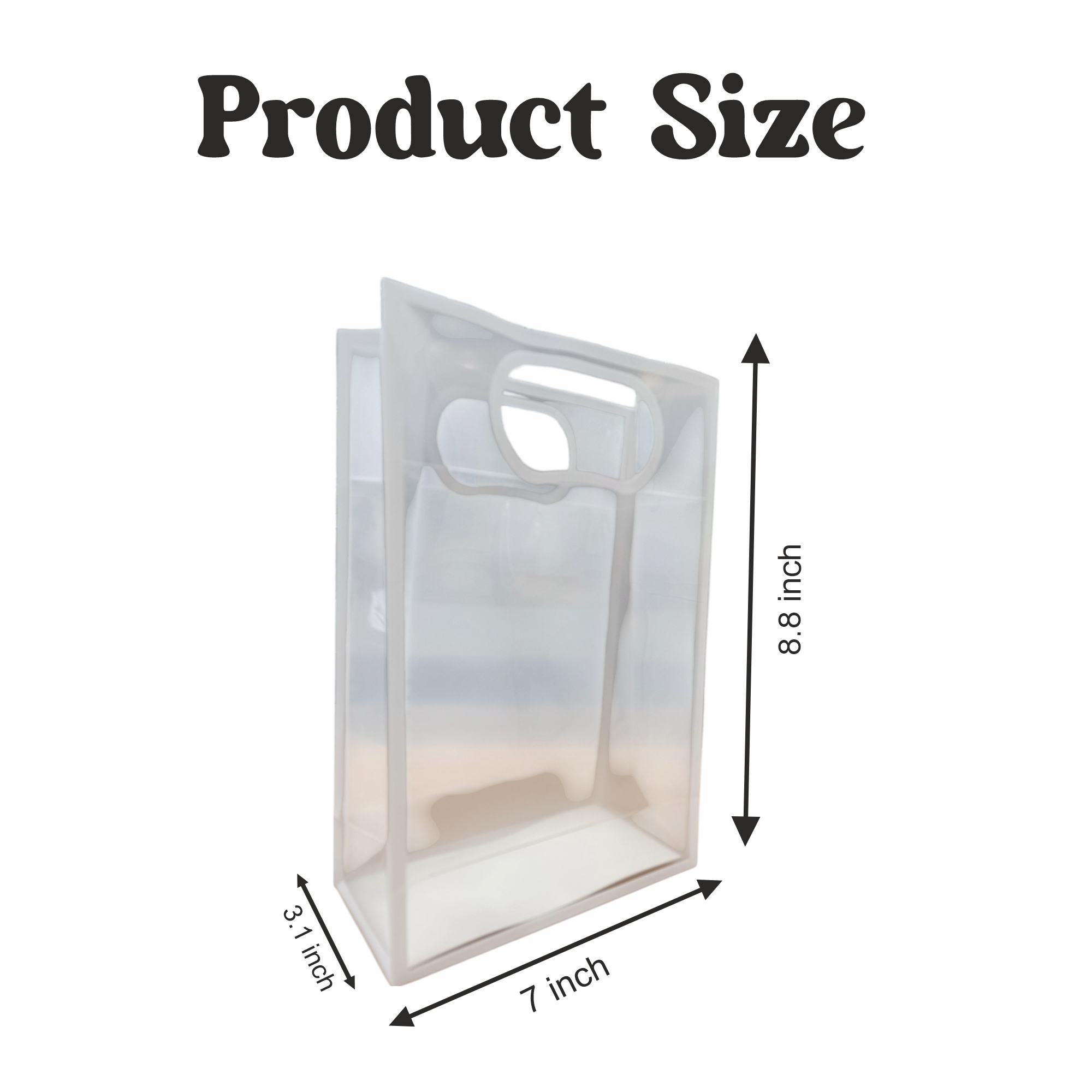 Small Size -6 Pcs White Transparent Goodie Bags – Clear Gift Bags for Valentine's Day Wedding Return Gifts Birthday Party Festivals Events Small Size -6 Pcs White Transparent Goodie Bags – Clear Gift Bags for Valentine's Day Wedding Return Gifts Birthday Party Festivals Events
