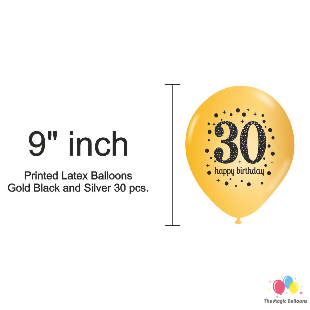 The Magic Balloons Store – Printed Dirty 30 Birthday Party Decoration combo kits – Dirty 30 Birthday Combo Pack of 38 Pcs, foil 5 pcs Set,1 Happy Birthday banner, 2 Foil Curtains,30 Balloons-181550 The Magic Balloons Store – Printed Dirty 30 Birthday Party Decoration combo kits – Dirty 30 Birthday Combo Pack of 38 Pcs, foil 5 pcs Set,1 Happy Birthday banner, 2 Foil Curtains,30 Balloons-181550