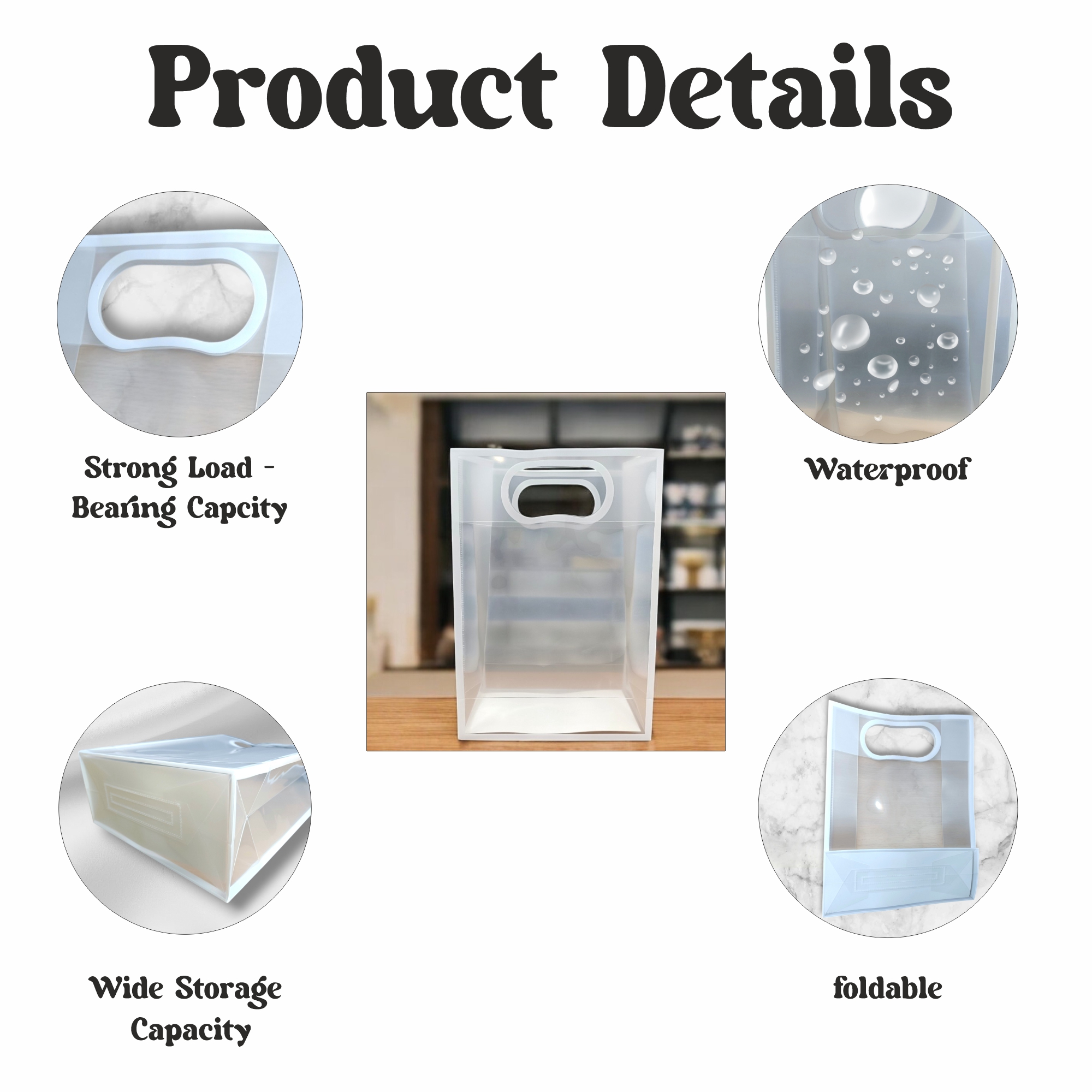 Small Size -6 Pcs White Transparent Goodie Bags – Clear Gift Bags for Valentine's Day Wedding Return Gifts Birthday Party Festivals Events Small Size -6 Pcs White Transparent Goodie Bags – Clear Gift Bags for Valentine's Day Wedding Return Gifts Birthday Party Festivals Events