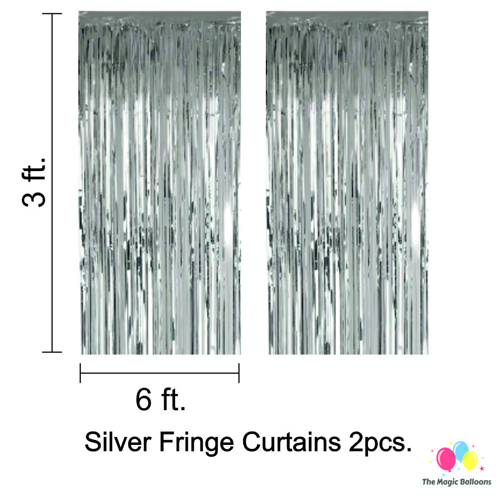 The Magic Balloons- Peppa Pig Birthday Party Decoration combo kit Peppa Pig Foil Balloons Set of 5 pcs,1 Happy Birthday banner, 2 Silver Foil Curtains, 30 Peppa theme color Balloons Pack of 38 pcs The Magic Balloons- Peppa Pig Birthday Party Decoration combo kit Peppa Pig Foil Balloons Set of 5 pcs,1 Happy Birthday banner, 2 Silver Foil Curtains, 30 Peppa theme color Balloons Pack of 38 pcs