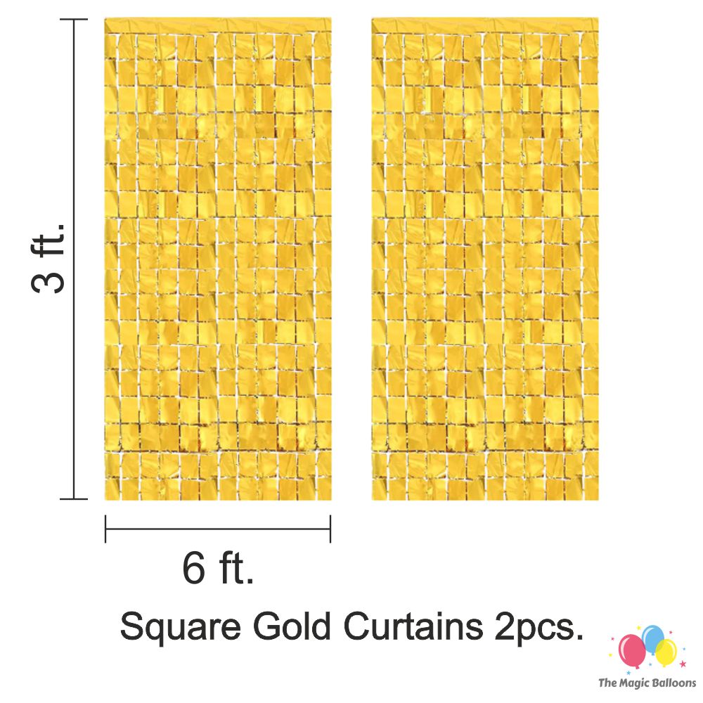 The Magic Balloons -Happy 50th Birthday Balloons, Happy Birthday Banner Black, Golden Curtain, Magic Candle & Party popper The Magic Balloons -Happy 50th Birthday Balloons, Happy Birthday Banner Black, Golden Curtain, Magic Candle & Party popper