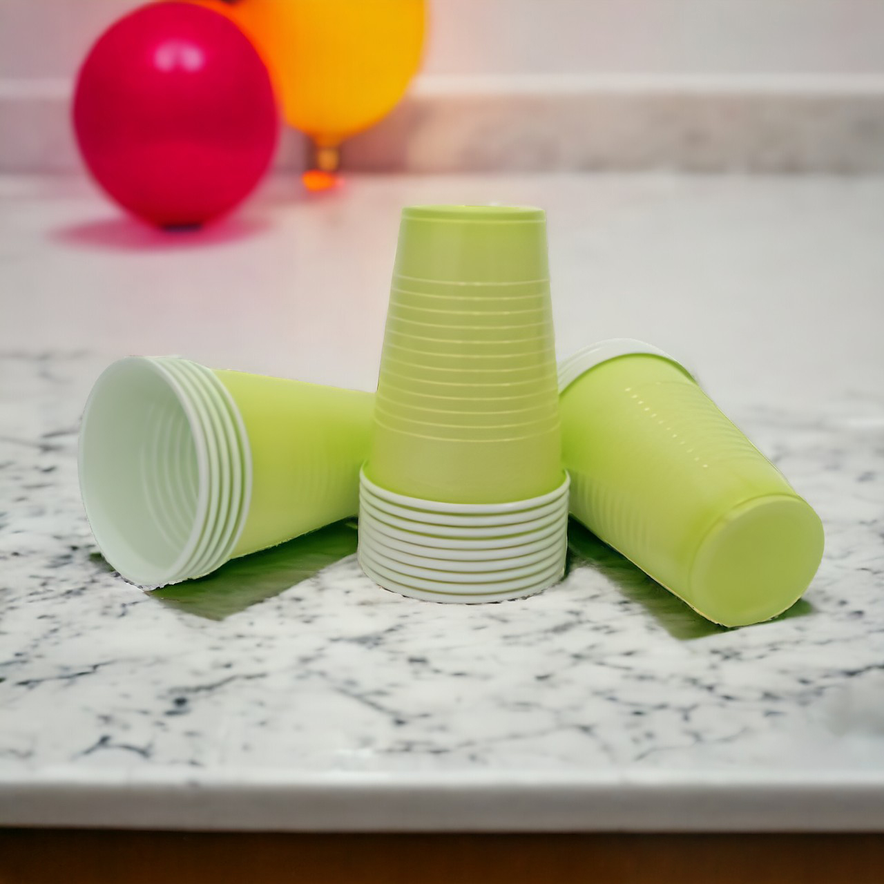 The Magic Balloons -Green Glass 360ml Reusable and Recyclable Green Drinking Cups Pack of 50pcs -12oz Leakproof Drinking Glasses Great for Cold Drinks Juices Games and More Party & Event Supplies The Magic Balloons -Green Glass 360ml Reusable and Recyclable Green Drinking Cups Pack of 50pcs -12oz Leakproof Drinking Glasses Great for Cold Drinks Juices Games and More Party & Event Supplies