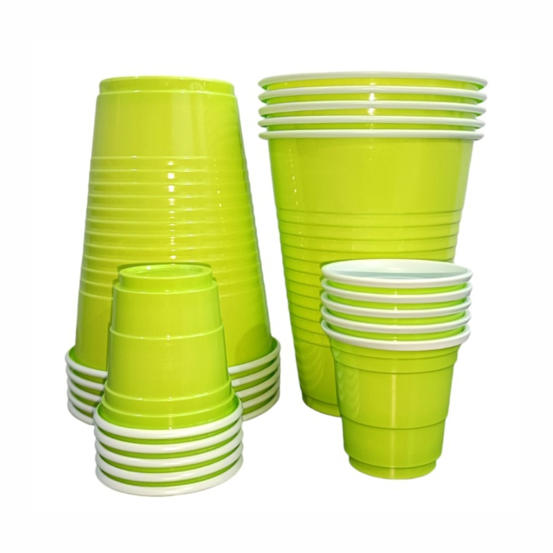 The Magic Balloons- Beer Pong Glasses Combo Pack - 30x 450ml Drinking Glasses and 10x 60ml Red Shot Glasses for Bachelor, Cocktails, Holi, Christmas, and Night Parties - 40 Pieces The Magic Balloons- Beer Pong Glasses Combo Pack - 30x 450ml Drinking Glasses and 10x 60ml Red Shot Glasses for Bachelor, Cocktails, Holi, Christmas, and Night Parties - 40 Pieces