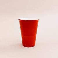 The Magic Balloons- Beer Pong Glasses Combo Pack - 30x 450ml Drinking Glasses and 10x 60ml Red Shot Glasses for Bachelor, Cocktails, Holi, Christmas, and Night Parties - 40 Pieces