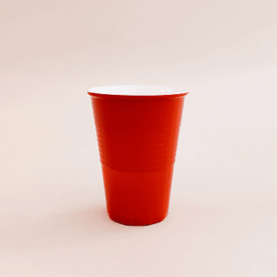 The Magic Balloons- Set of 30 Red Beer Pong Glasses 450ml Red Beer Pong Cups  Durable and Reusable Red Party Glasses Perfect for Christmas, Holi, and Diwali.