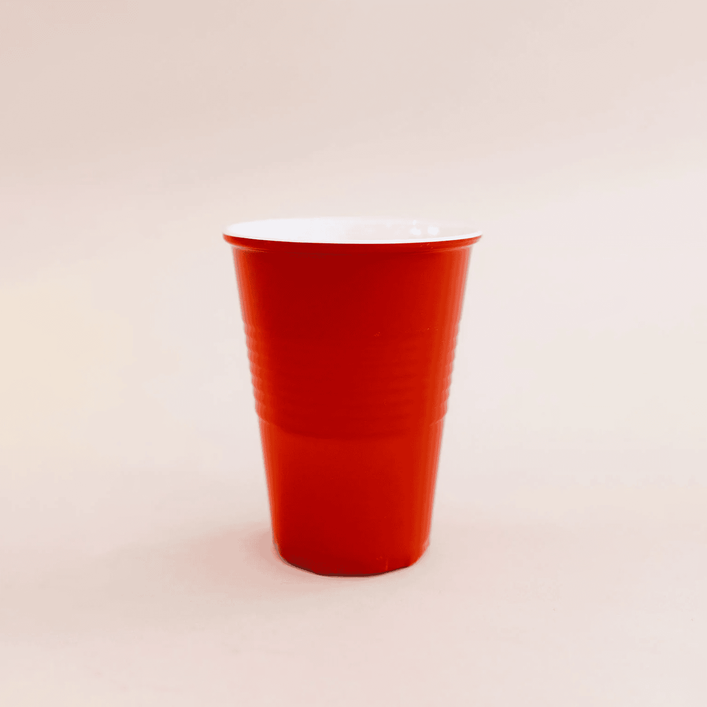 The Magic Balloons - Red Glass, 360ml Reusable and Recyclable Red Drinking Cups Pack of 50pcs -12oz Leakproof Drinking Glasses Great for Cold Drinks, Juices, Games and More Party & Event Supplies
