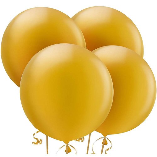 The Magic Balloons Store- Latex 36" Gold bladder balloons-181314 The Magic Balloons Store- Latex 36" Gold bladder balloons-181314