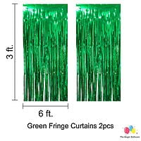 The Magic Balloons Store – Jungle Theme Party Decoration combo kits – Birthday Party Decoration Combo 38 Pcs, foil 5 pcs Set,1 Happy Birthday banner, 2 Foil Curtains, 30 Balloons-181591
