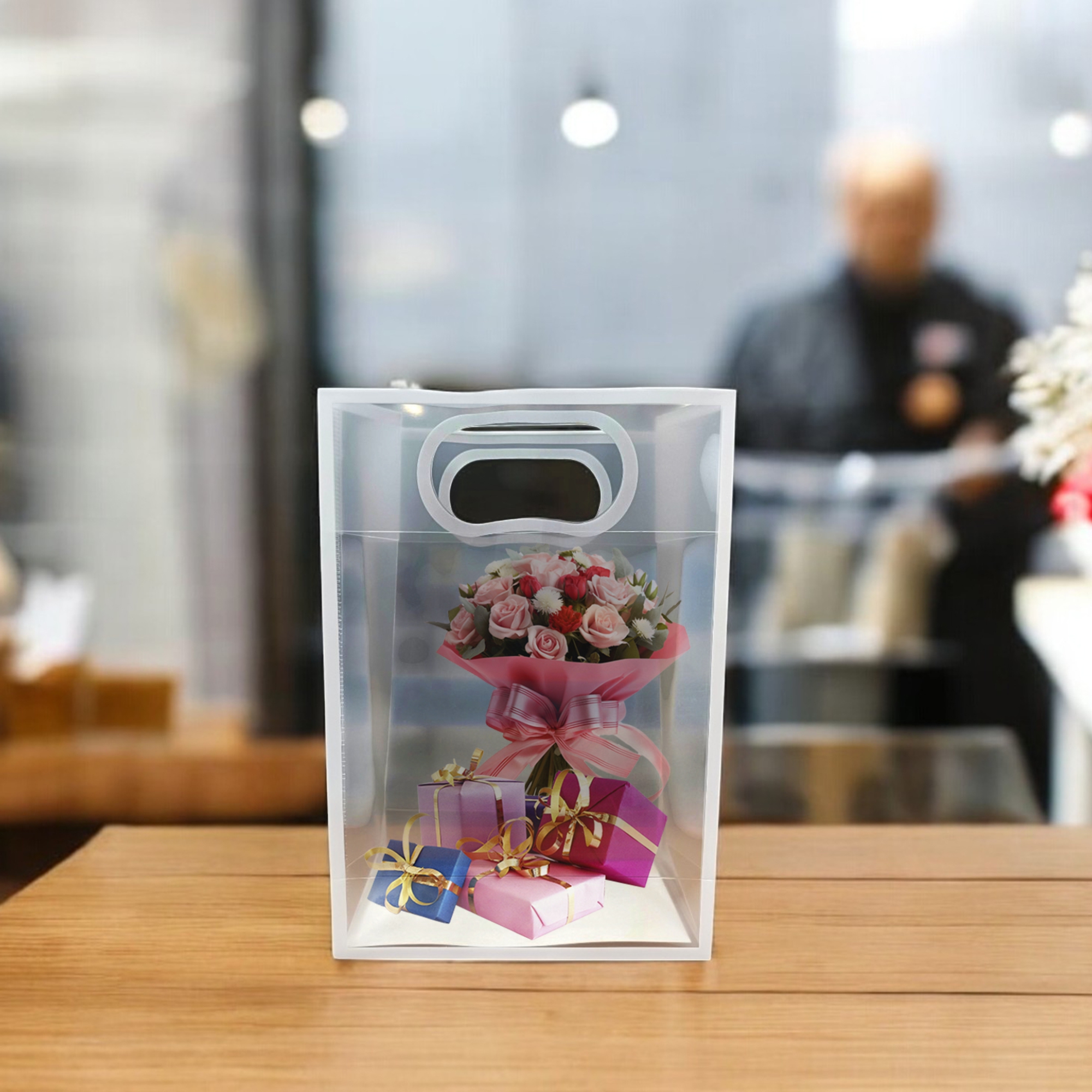 Small Size -6 Pcs White Transparent Goodie Bags – Clear Gift Bags for Valentine's Day Wedding Return Gifts Birthday Party Festivals Events Small Size -6 Pcs White Transparent Goodie Bags – Clear Gift Bags for Valentine's Day Wedding Return Gifts Birthday Party Festivals Events