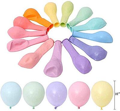 The Magic Balloons- Pastel Balloons for Birthday Theme Party Baby Shower Anniversary & Wedding Decorations, (Multicolour Colour, Pack Of 30 Pieces) The Magic Balloons- Pastel Balloons for Birthday Theme Party Baby Shower Anniversary & Wedding Decorations, (Multicolour Colour, Pack Of 30 Pieces)