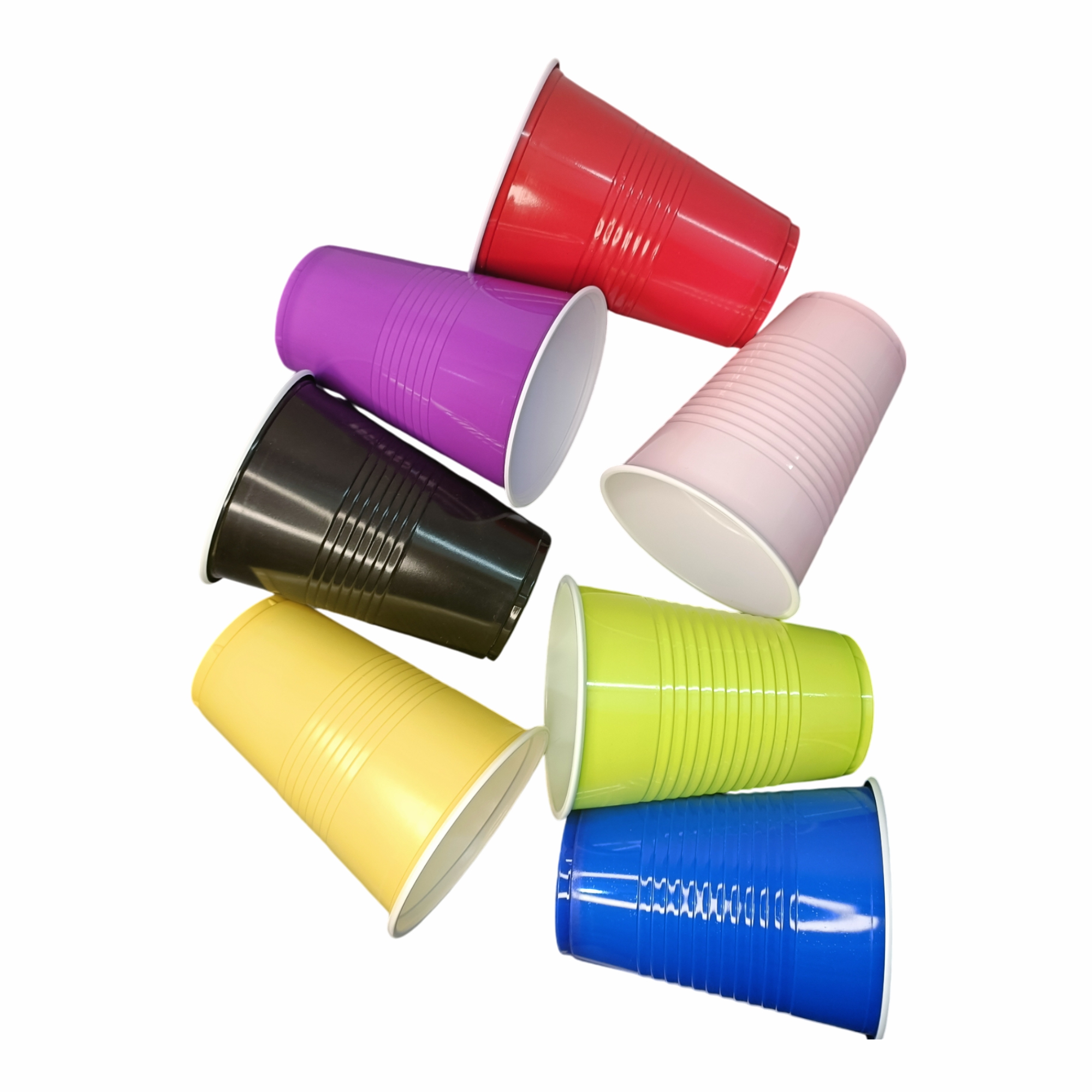 Multicolor Glasses Set of 70 - 450ml Reusable Drinking Glasses for Diwali Holi New Year Bachelor Parties Halloween & Christmas | Party Cups for Adults | Beer Pong-10 pcs Each Color Multicolor Glasses Set of 70 - 450ml Reusable Drinking Glasses for Diwali Holi New Year Bachelor Parties Halloween & Christmas | Party Cups for Adults | Beer Pong-10 pcs Each Color