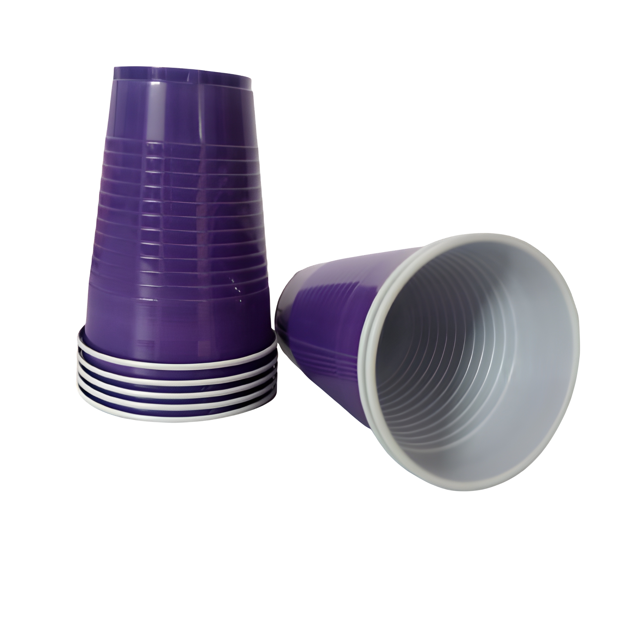 Set of 10 - 360ml Purple Beer Pong Glasses | Reusable Drinking Cups for Party Games Weddings New Year Bachelor Diwali & Holi Parties | Party Suppliers Set of 10 - 360ml Purple Beer Pong Glasses | Reusable Drinking Cups for Party Games Weddings New Year Bachelor Diwali & Holi Parties | Party Suppliers