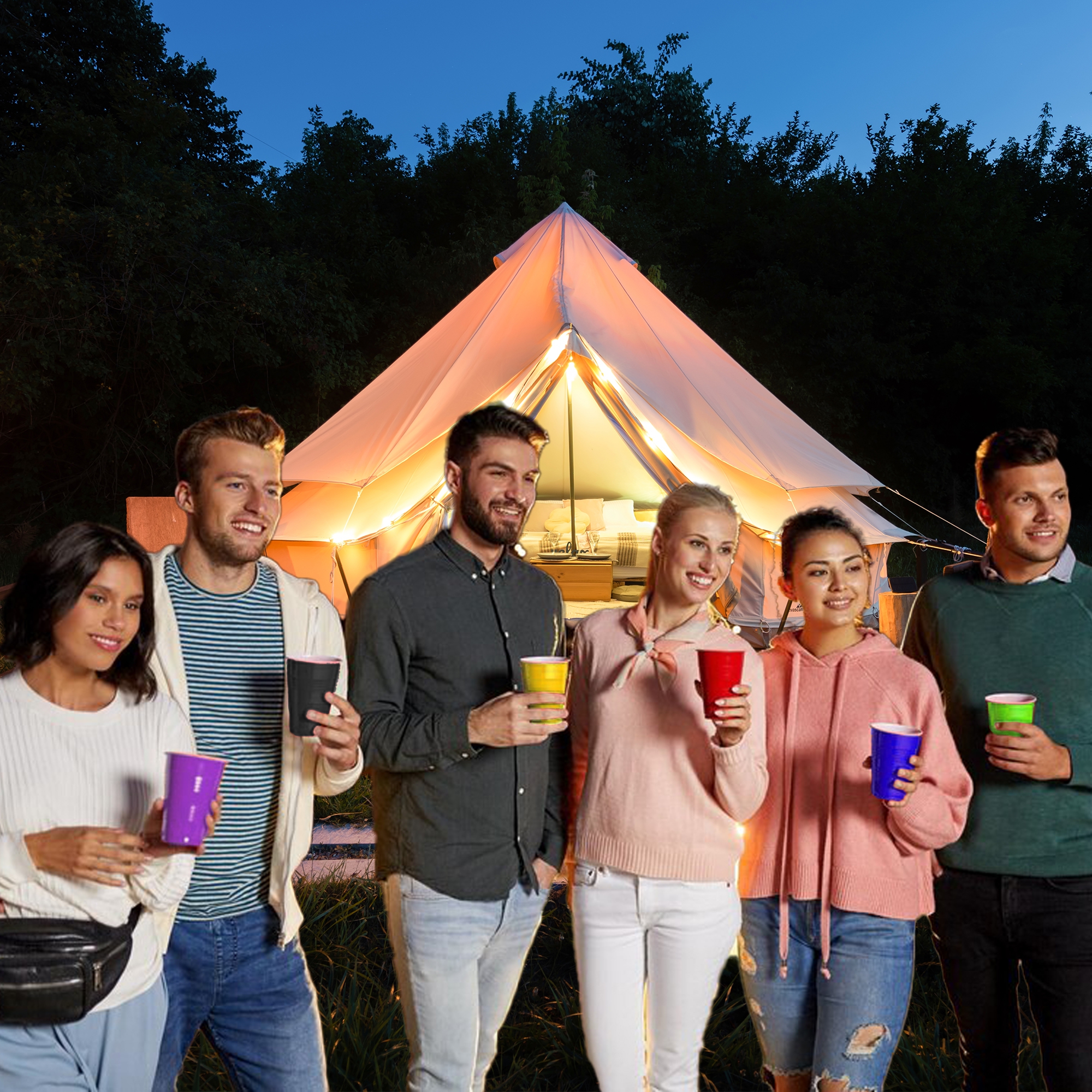 Multicolor Glasses Set of 70 - 450ml Reusable Drinking Glasses for Diwali Holi New Year Bachelor Parties Halloween & Christmas | Party Cups for Adults | Beer Pong-10 pcs Each Color Multicolor Glasses Set of 70 - 450ml Reusable Drinking Glasses for Diwali Holi New Year Bachelor Parties Halloween & Christmas | Party Cups for Adults | Beer Pong-10 pcs Each Color
