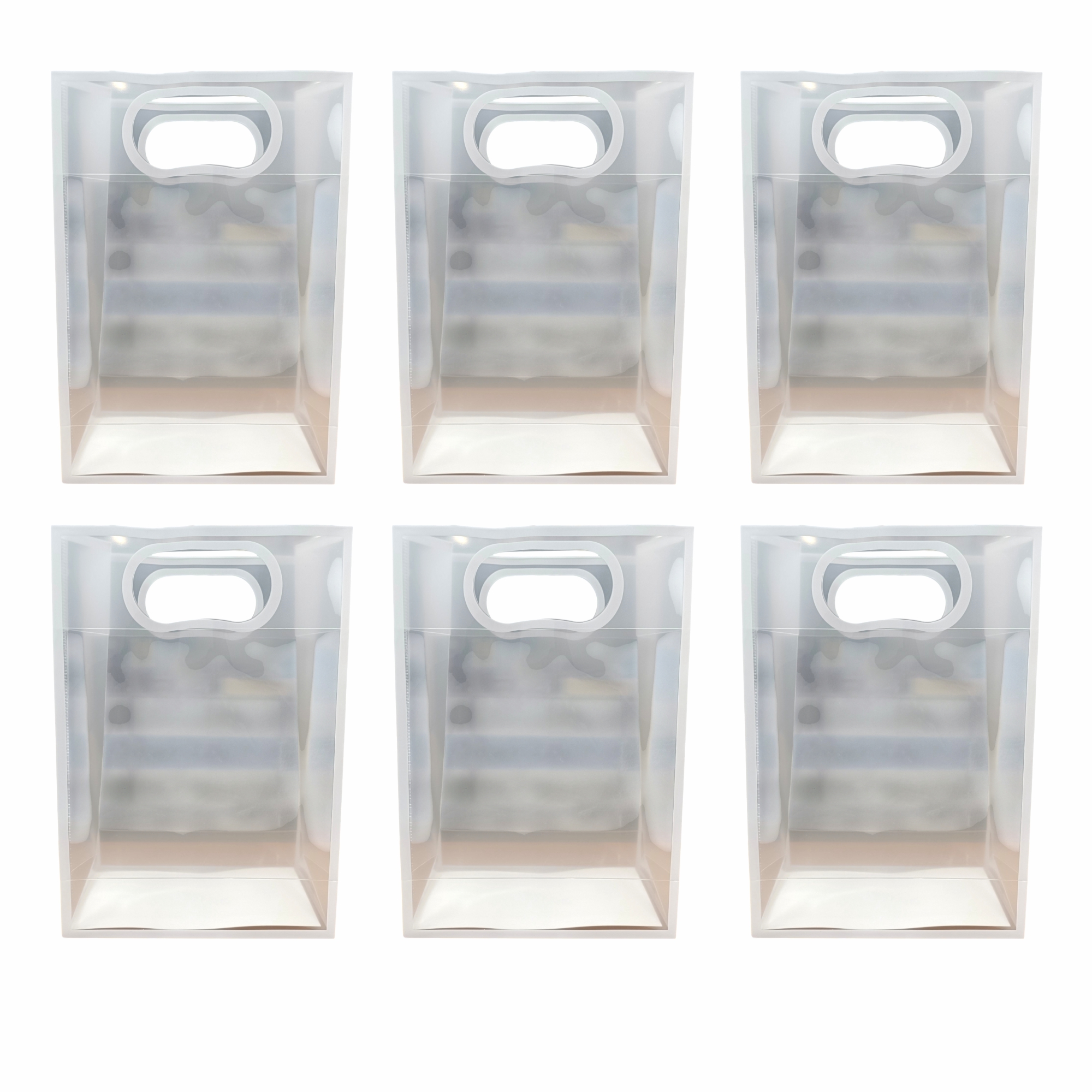 Small Size -6 Pcs White Transparent Goodie Bags – Clear Gift Bags for Valentine's Day Wedding Return Gifts Birthday Party Festivals Events Small Size -6 Pcs White Transparent Goodie Bags – Clear Gift Bags for Valentine's Day Wedding Return Gifts Birthday Party Festivals Events