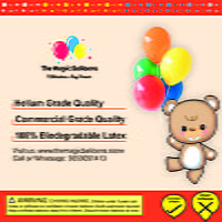The Magic Balloons- Happy 60th Birthday Balloons pack of 30 pcs-181159