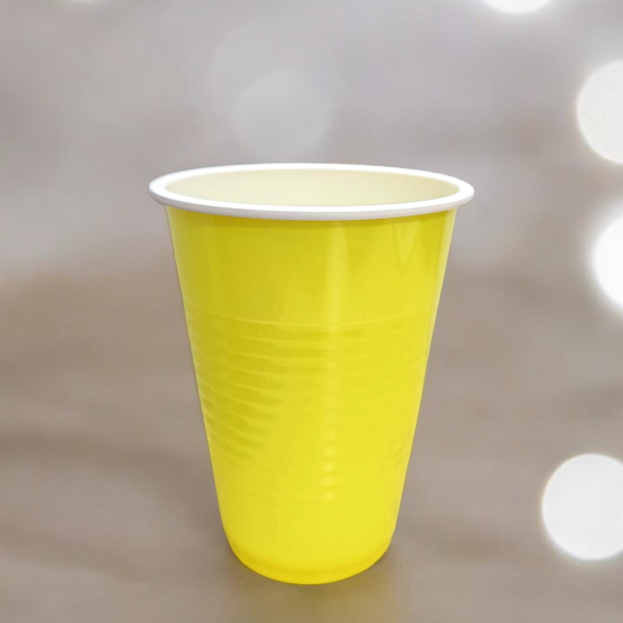 The Magic Balloons - Bright Yellow Glass 360ml Reusable and Recyclable Yellow Drinking Cups Pack of 50pcs - 12oz Leakproof, Great for Cold Drinks, Juices, and More Party & Event Supplies The Magic Balloons - Bright Yellow Glass 360ml Reusable and Recyclable Yellow Drinking Cups Pack of 50pcs - 12oz Leakproof, Great for Cold Drinks, Juices, and More Party & Event Supplies