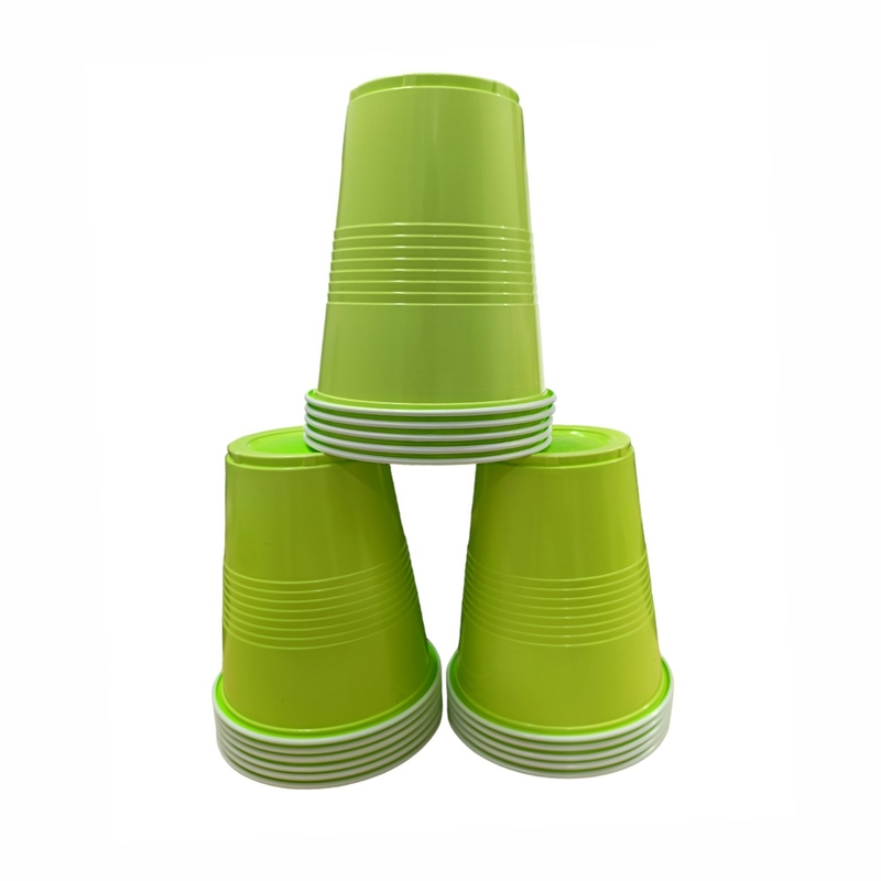 The Magic Balloons Beer Pong Glasses - Pack of 30 | 450ml Reusable Party Drinking Cups | Eco-Friendly Green Pong Glasses for Parties & Events | Multipurpose Colorful Glasses The Magic Balloons Beer Pong Glasses - Pack of 30 | 450ml Reusable Party Drinking Cups | Eco-Friendly Green Pong Glasses for Parties & Events | Multipurpose Colorful Glasses