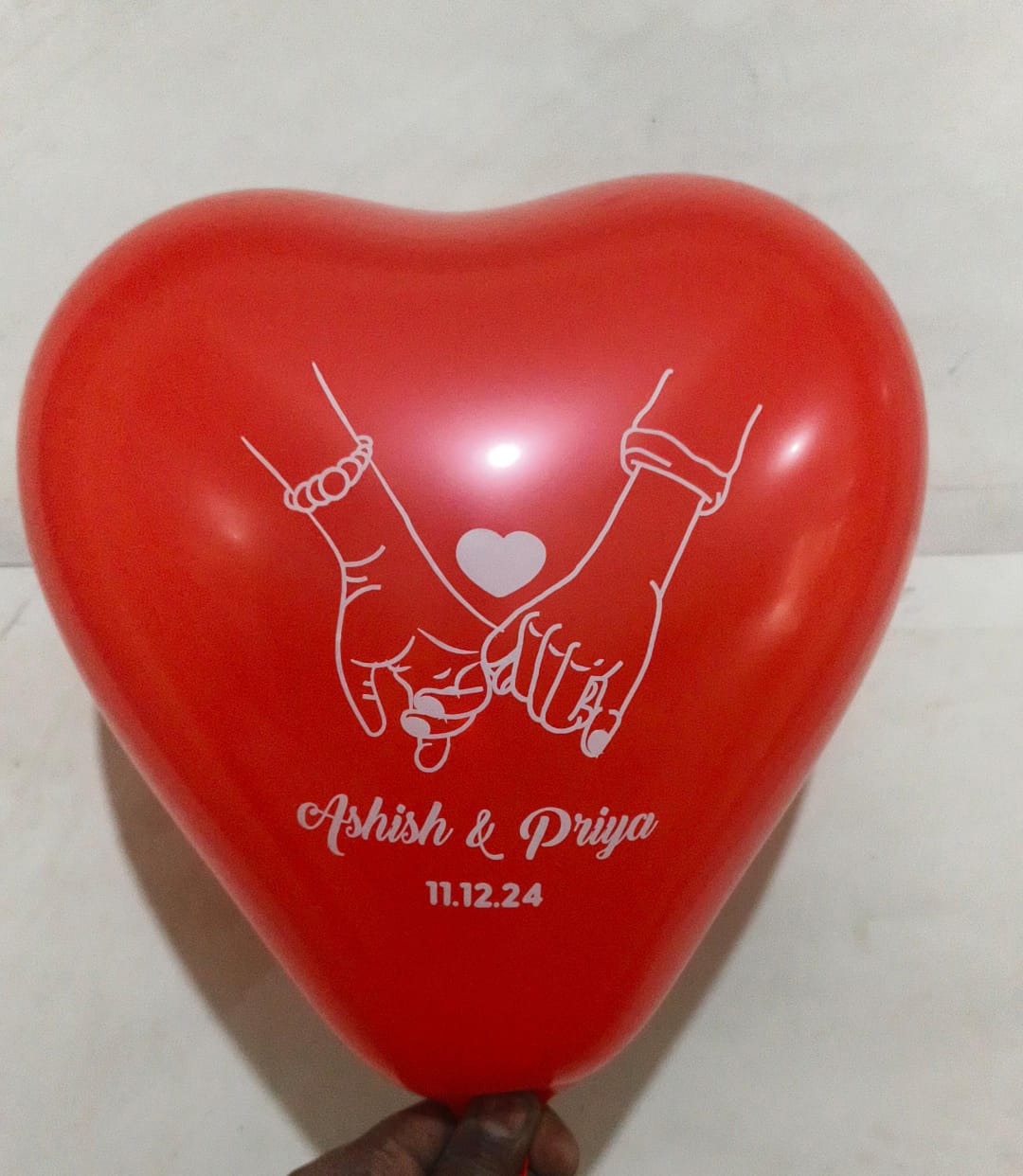 Personalized Red Heart Shape Balloons –Pack of 30pcs for Romantic Celebrations, Weddings, Anniversaries, Birthdays & Parties Personalized Red Heart Shape Balloons –Pack of 30pcs for Romantic Celebrations, Weddings, Anniversaries, Birthdays & Parties