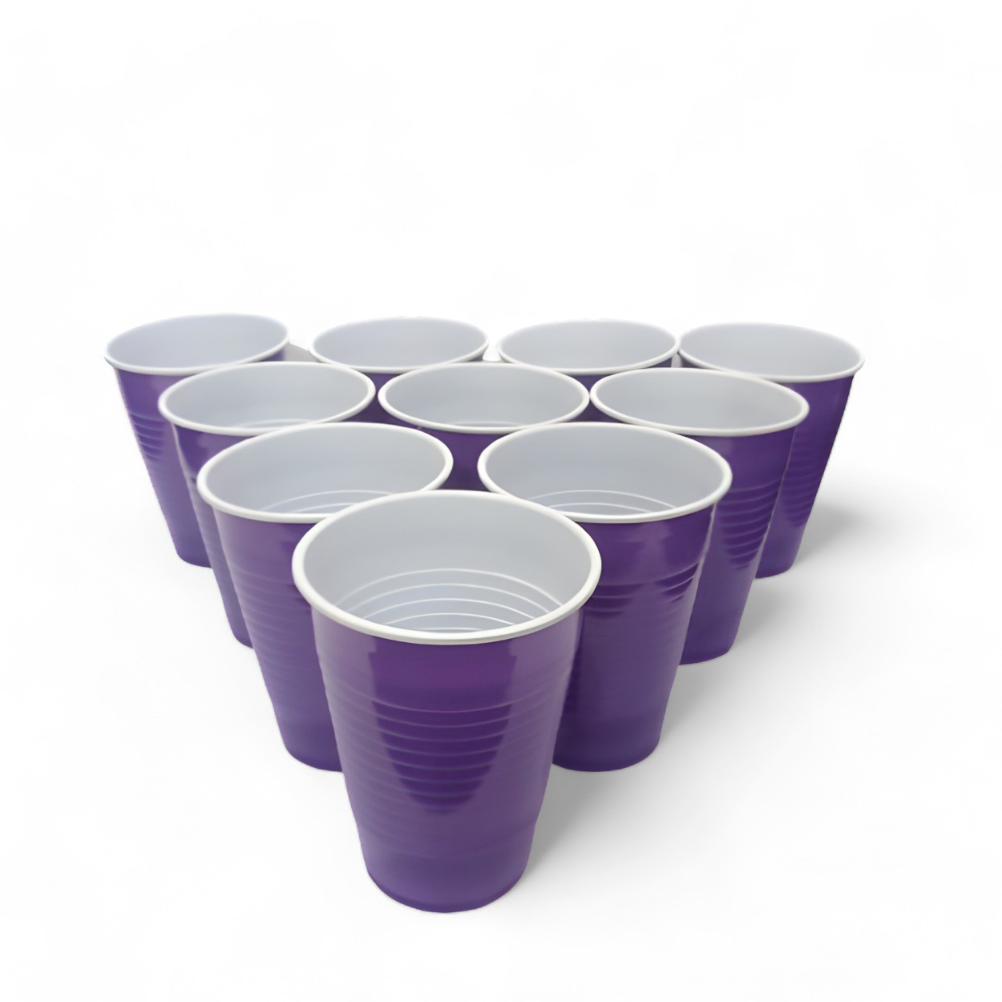 Set of 10 - 360ml Purple Beer Pong Glasses | Reusable Drinking Cups for Party Games Weddings New Year Bachelor Diwali & Holi Parties | Party Suppliers Set of 10 - 360ml Purple Beer Pong Glasses | Reusable Drinking Cups for Party Games Weddings New Year Bachelor Diwali & Holi Parties | Party Suppliers