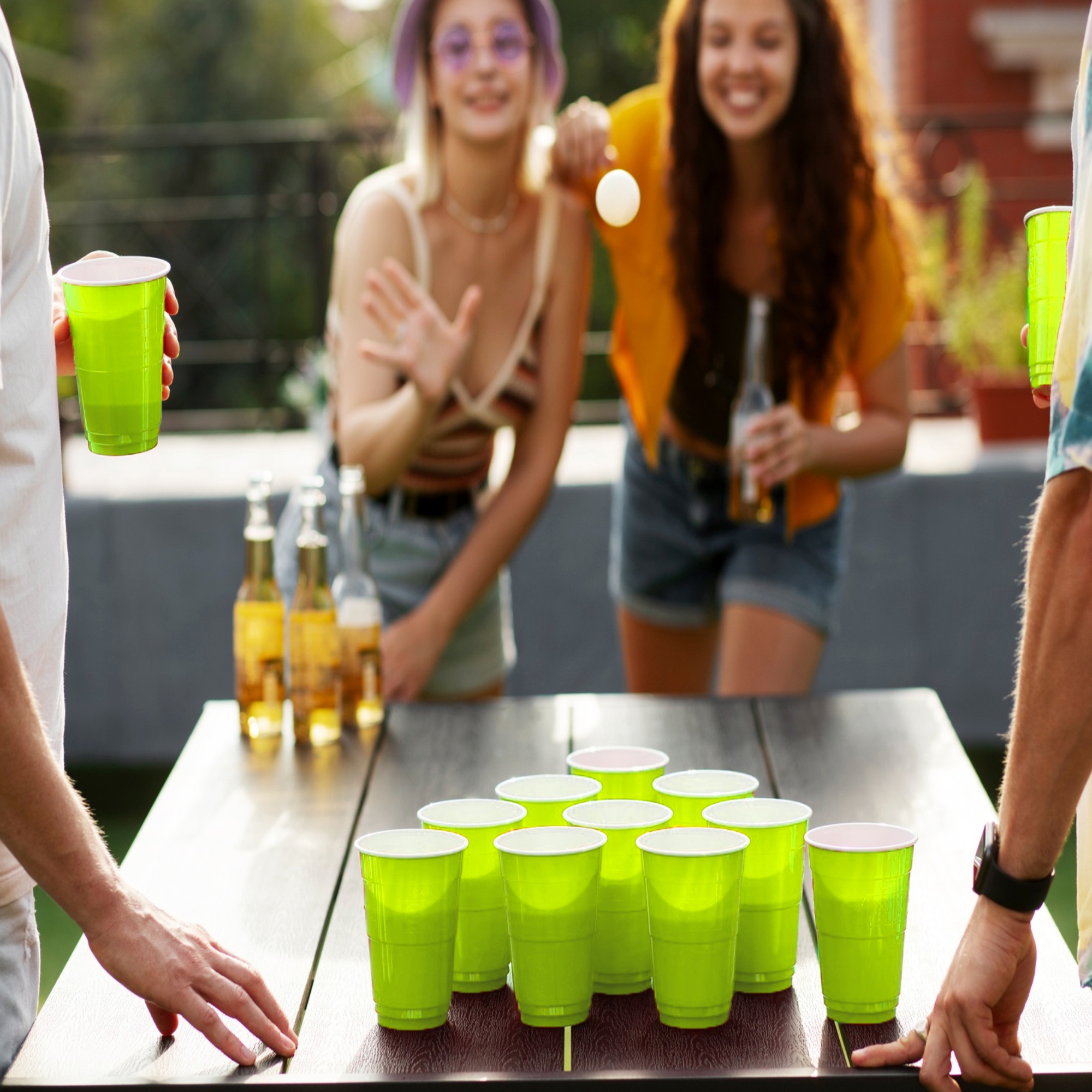 Set of 20 Green 360ml Beer Pong Glasses for New Year Bachelor Wedding and Retirement Parties | Party Drinking Cups | Reusable Party Pong Glasses | Ideal for Games and Fun Set of 20 Green 360ml Beer Pong Glasses for New Year Bachelor Wedding and Retirement Parties | Party Drinking Cups | Reusable Party Pong Glasses | Ideal for Games and Fun