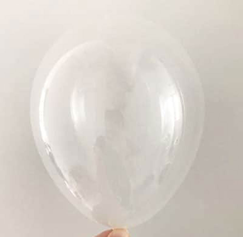 Rubek Premium Transparent Balloons 50 pcs