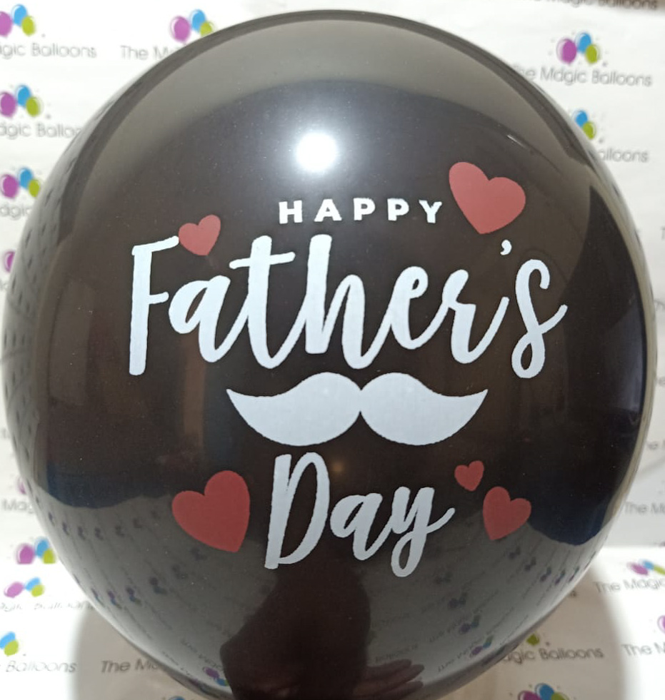 The Magic Balloons- Happy Father’s Day Balloons-Party/Decorations. Gold & Black Balloons- pack of 30 The Magic Balloons- Happy Father’s Day Balloons-Party/Decorations. Gold & Black Balloons- pack of 30
