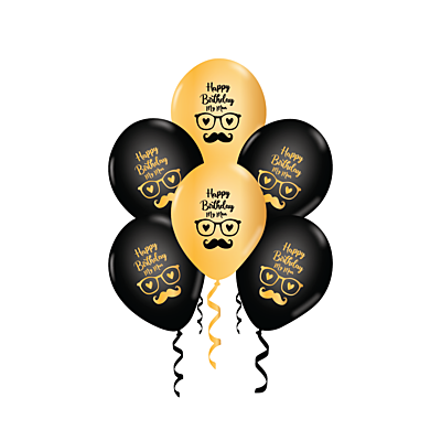 The Magic Balloons-Happy Birthday My Man Party Balloons Latex Balloons Happy Birthday Husband Pack of 30 pcs Ideal for Husband Birthday Decoration The Magic Balloons-Happy Birthday My Man Party Balloons Latex Balloons Happy Birthday Husband Pack of 30 pcs Ideal for Husband Birthday Decoration