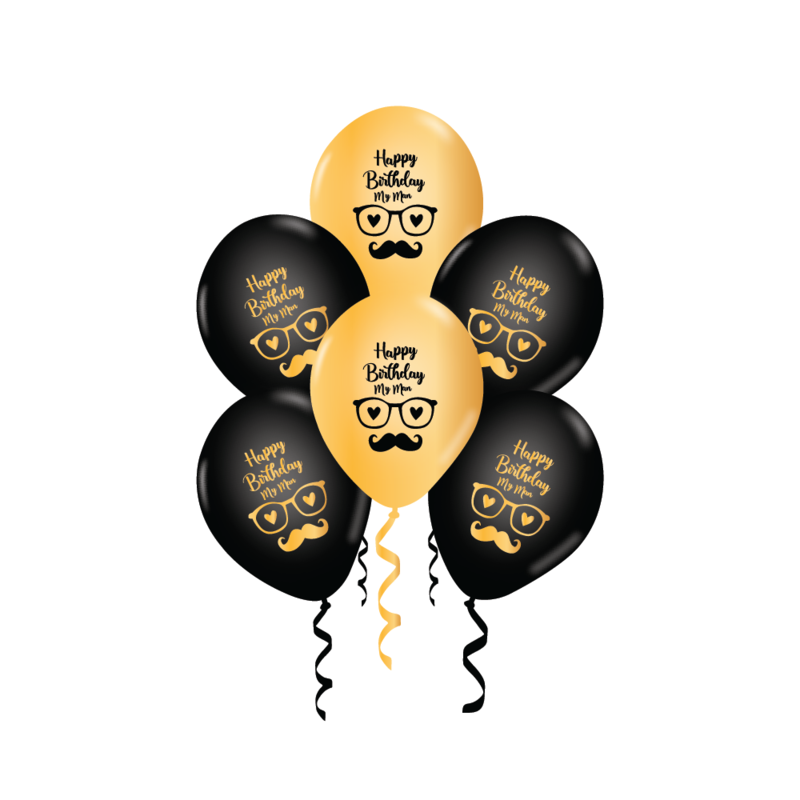 The Magic Balloons-Happy Birthday My Man Party Balloons Latex Balloons Happy Birthday Husband Pack of 30 pcs Ideal for Husband Birthday Decoration The Magic Balloons-Happy Birthday My Man Party Balloons Latex Balloons Happy Birthday Husband Pack of 30 pcs Ideal for Husband Birthday Decoration