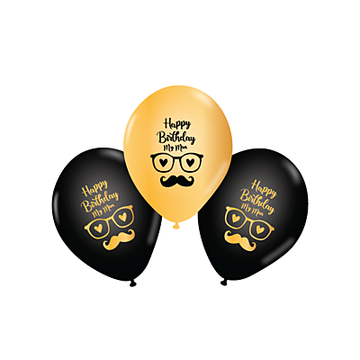 The Magic Balloons-Happy Birthday My Man Party Balloons Latex Balloons Happy Birthday Husband Pack of 30 pcs Ideal for Husband Birthday Decoration The Magic Balloons-Happy Birthday My Man Party Balloons Latex Balloons Happy Birthday Husband Pack of 30 pcs Ideal for Husband Birthday Decoration