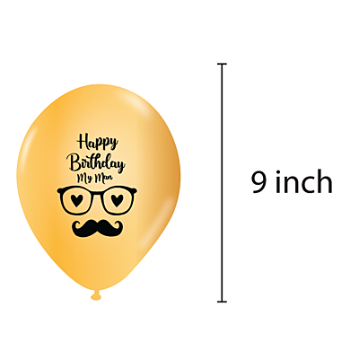 The Magic Balloons-Happy Birthday My Man Party Balloons Latex Balloons Happy Birthday Husband Pack of 30 pcs Ideal for Husband Birthday Decoration The Magic Balloons-Happy Birthday My Man Party Balloons Latex Balloons Happy Birthday Husband Pack of 30 pcs Ideal for Husband Birthday Decoration