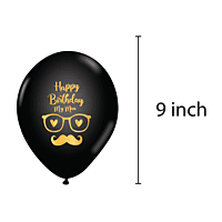 The Magic Balloons-Happy Birthday My Man Party Balloons Latex Balloons Happy Birthday Husband Pack of 30 pcs Ideal for Husband Birthday Decoration