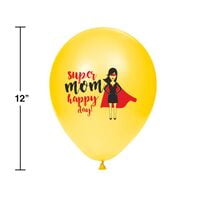 The Magic Balloon Store - Happy Mother’s Day Balloon, ‘Super Mom Happy Day’ balloons for Decor