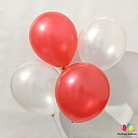 The Magic Balloons Store- Plain Multicolor Metallic/Latex Balloon Pack of 30pcs For Baby Shower, Photoshoot, Festivals, Theme Party, Birthday Decoration - 181512
