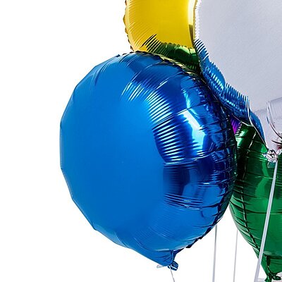 The Magic Balloons Store- 18” Round Shape Birthday Party Decoration Foil Balloons Multi Colour Pack of 10-181279 The Magic Balloons Store- 18” Round Shape Birthday Party Decoration Foil Balloons Multi Colour Pack of 10-181279