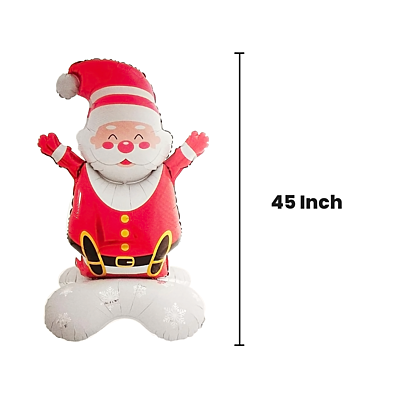 The Magic Balloons - Large Santa Foil Balloon for Christmas Pack of 1pcs Christmas Theme Foil Balloons for Christmas Party Decorations Christmas Home office & School Decor Christmas Decorations The Magic Balloons - Large Santa Foil Balloon for Christmas Pack of 1pcs Christmas Theme Foil Balloons for Christmas Party Decorations Christmas Home office & School Decor Christmas Decorations