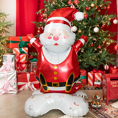 The Magic Balloons - Santa Clause Foil Balloon for Merry Christmas Pack of 1pcs Xmas Theme Foil Balloons for Christmas Party Decorations, Christmas Home Decor, Christmas Decorations. The Magic Balloons - Santa Clause Foil Balloon for Merry Christmas Pack of 1pcs Xmas Theme Foil Balloons for Christmas Party Decorations, Christmas Home Decor, Christmas Decorations.