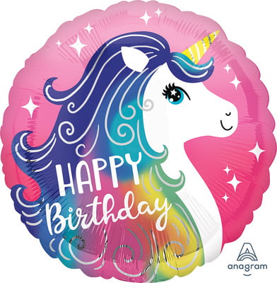 Anagram- Unicorn Happy Birthday Balloon 18" -181327