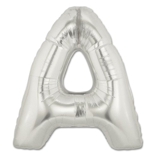 The Magic Balloons Store-16" Silver A foil Balloon Alphabets The Magic Balloons Store-16" Silver A foil Balloon Alphabets