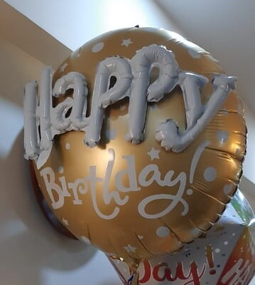 The Magic Balloons Store- Happy Birthday 3D- 23 Inch Foil Balloons -181354